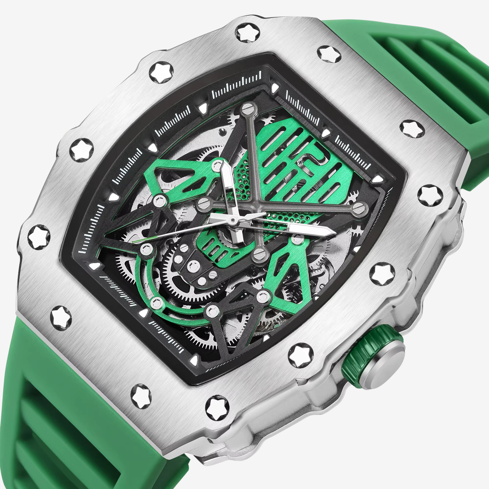 ChronoSport Green Automatic Skeleton - Sport Edition™