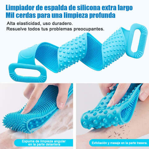 (Compra 1 y Reciba 2) Cepillo De Baño de silicona exfoliante