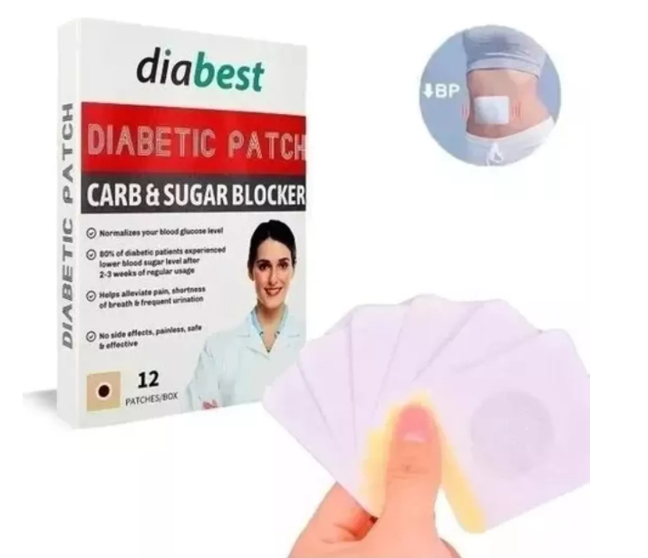 Parches Diabéticos Control de Azúcar con 12Un.
